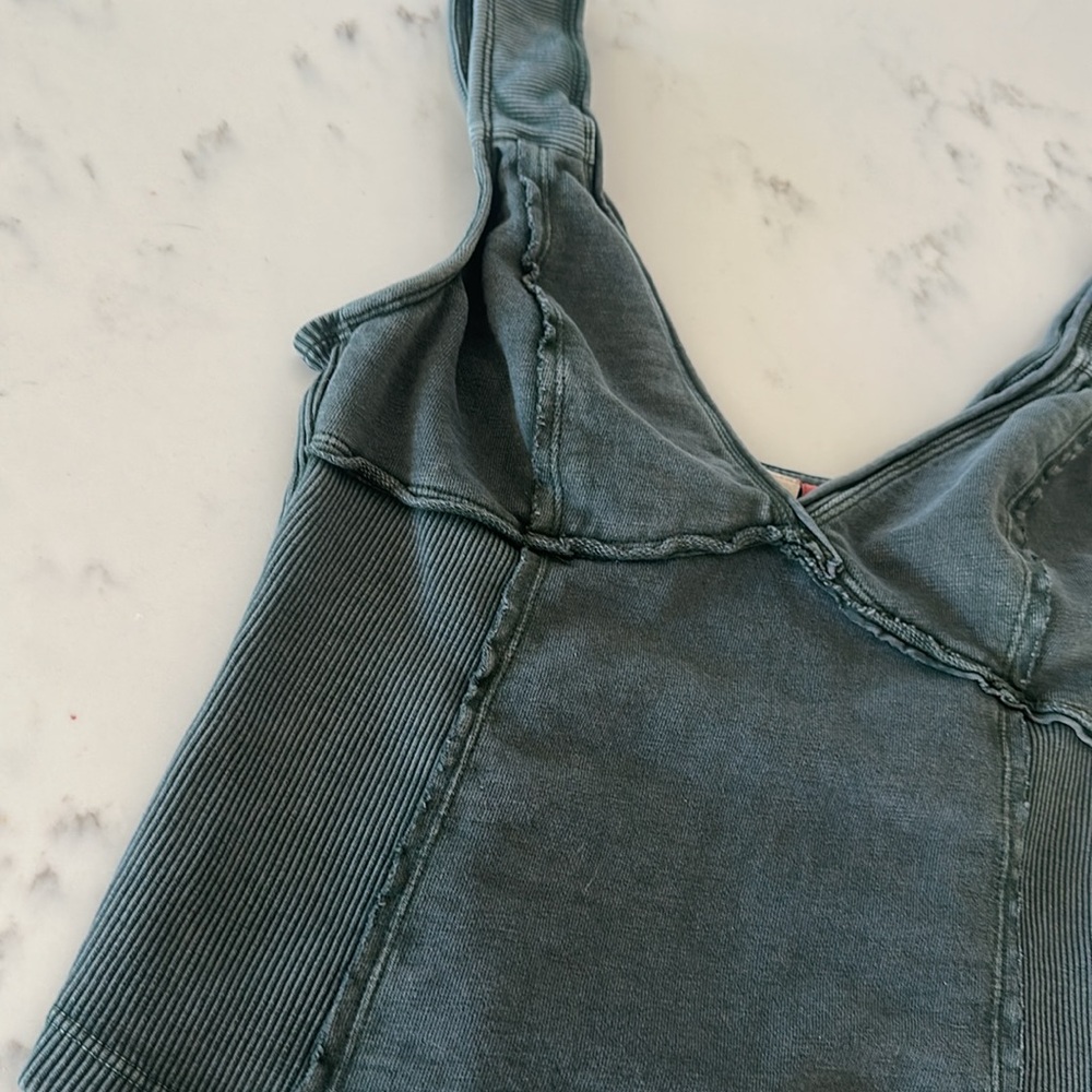 Anthropologie Pilcro Green Tank - Picture 2 of 6
